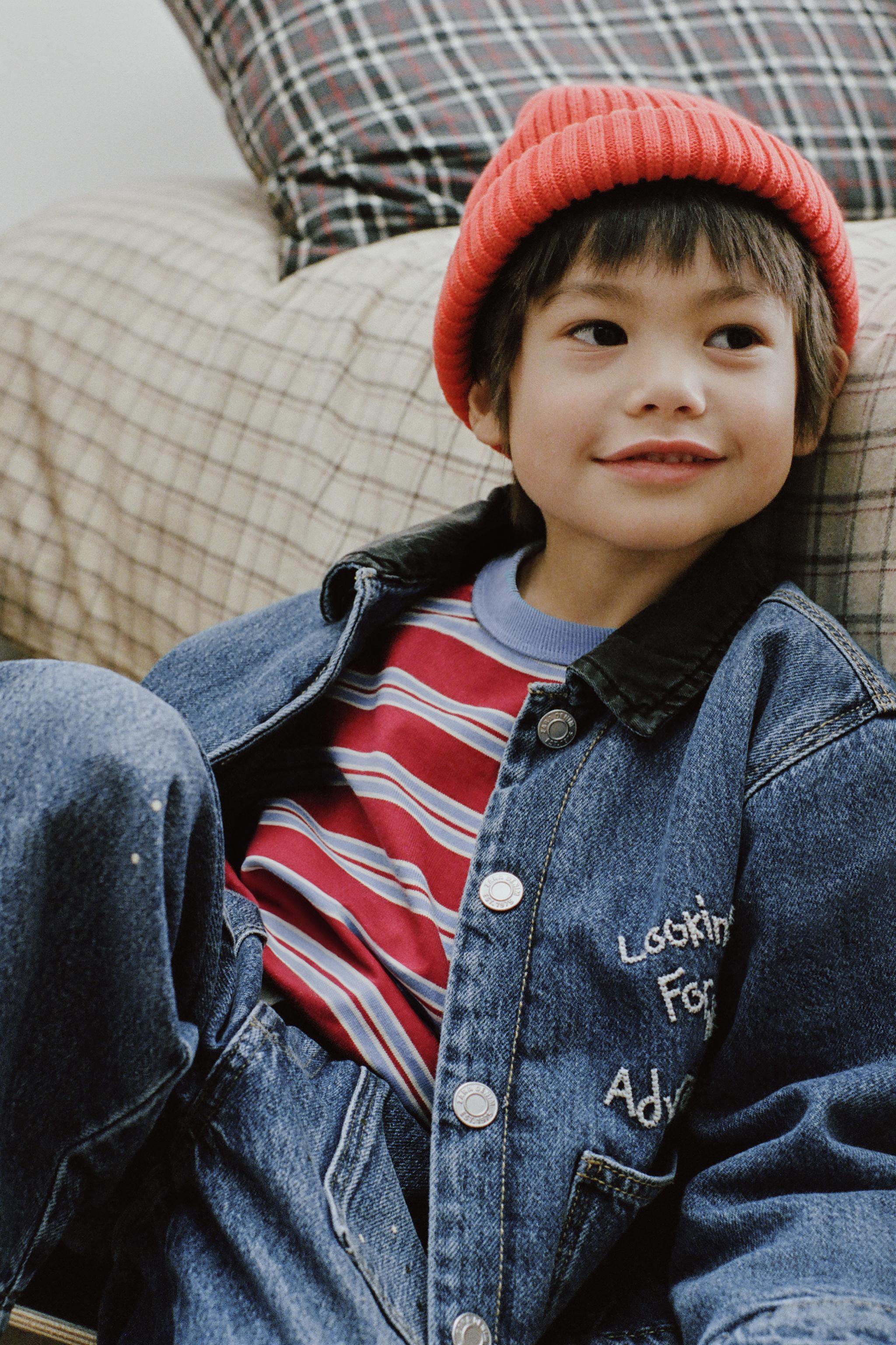 EMBROIDERED STRIPED T-SHIRT